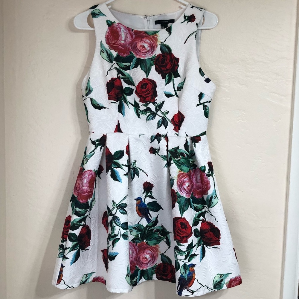 Forever21 Sleeveless Floral Dress